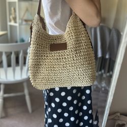 Brand New Straw Tote Bag From Vietnam