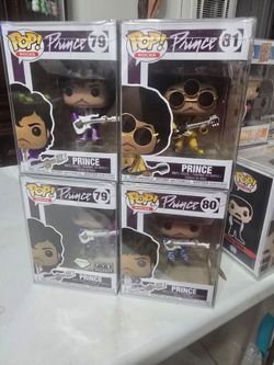 Funko Pop Rocks Prince Vinyl Figures Set of 4 150 x 4