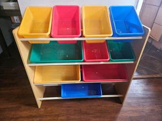 4 Tier removable organizer primary toy storage organizer