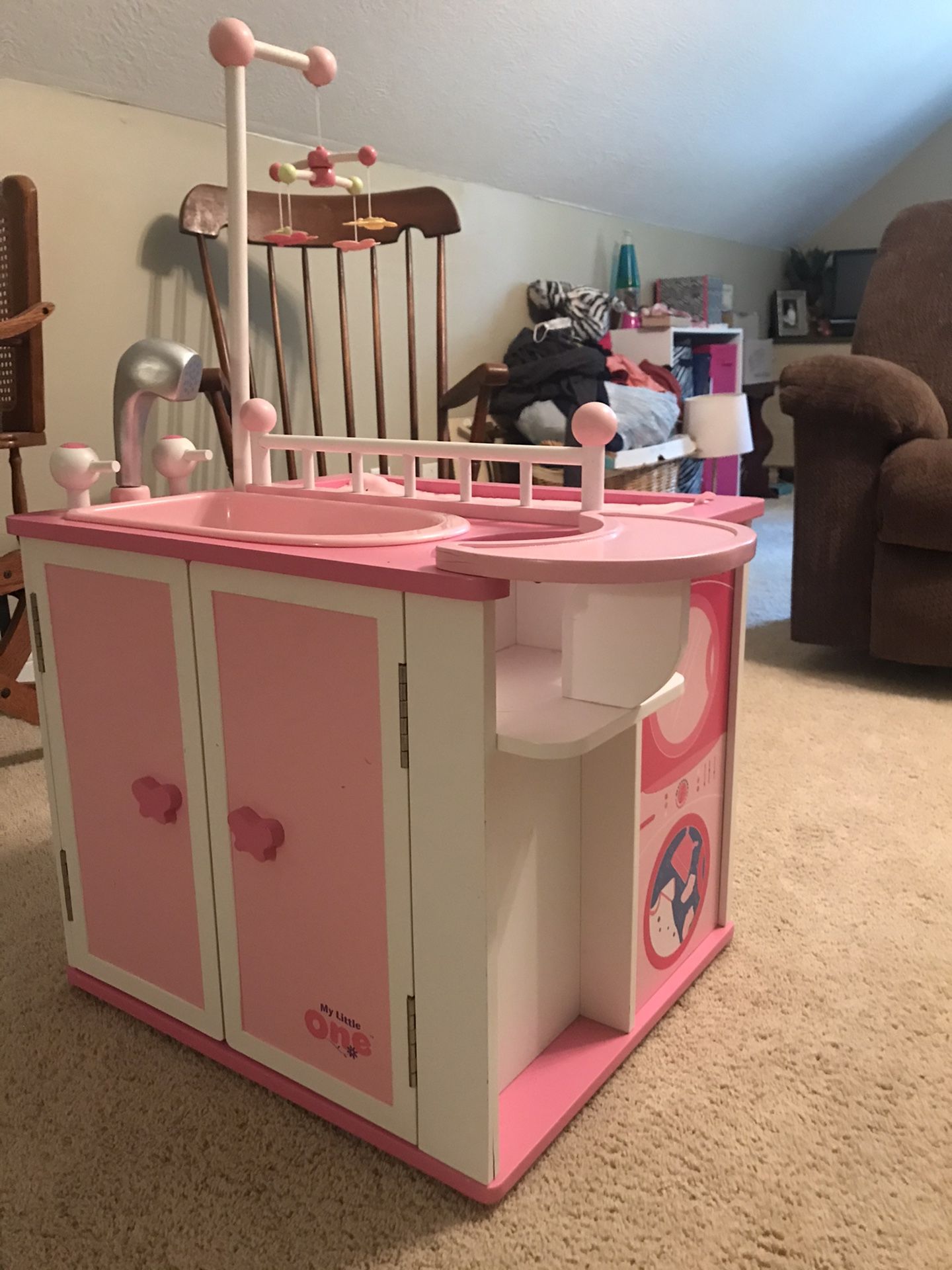 Baby Doll Changing Table And High Chair Combo