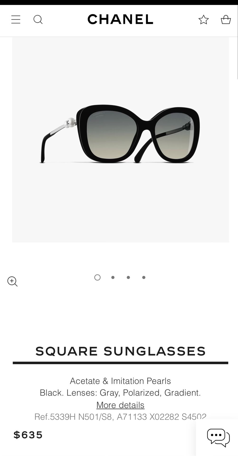 New Chanel Square Sunglasses With Pearl for Sale in Glendora, CA - OfferUp