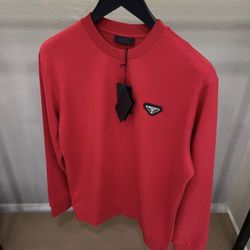 PRADA LONG SLEEVE SWEATSHIRT 