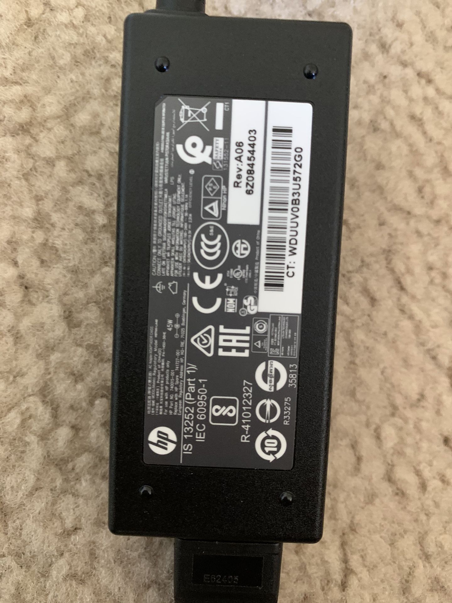 HP Original Charger (Brand New)