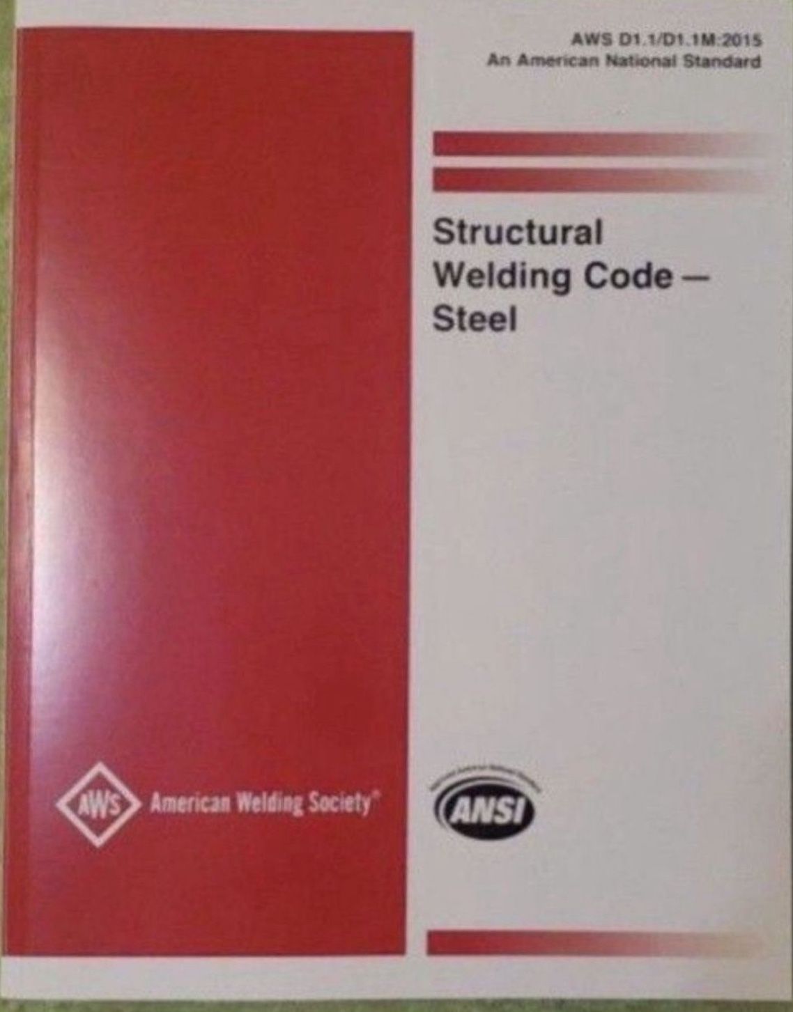 Welding Code AWS D1.1 2015
