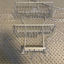 Silver Shower Caddy 3 Level 