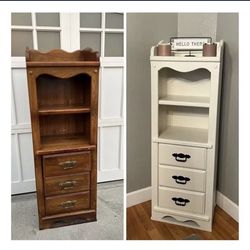 Refinished and Repainted Cabinet