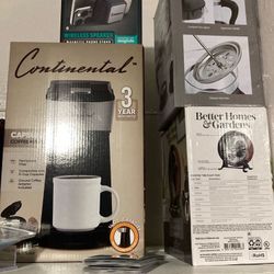 Home Appliances And More Some New. Home Decor. New IKEA. Magic Chef Microwave Like New. Pod And Coffee Maker, New Candle And Plant Pot And More 