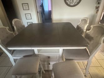 comedor 4sillas 4 bancos