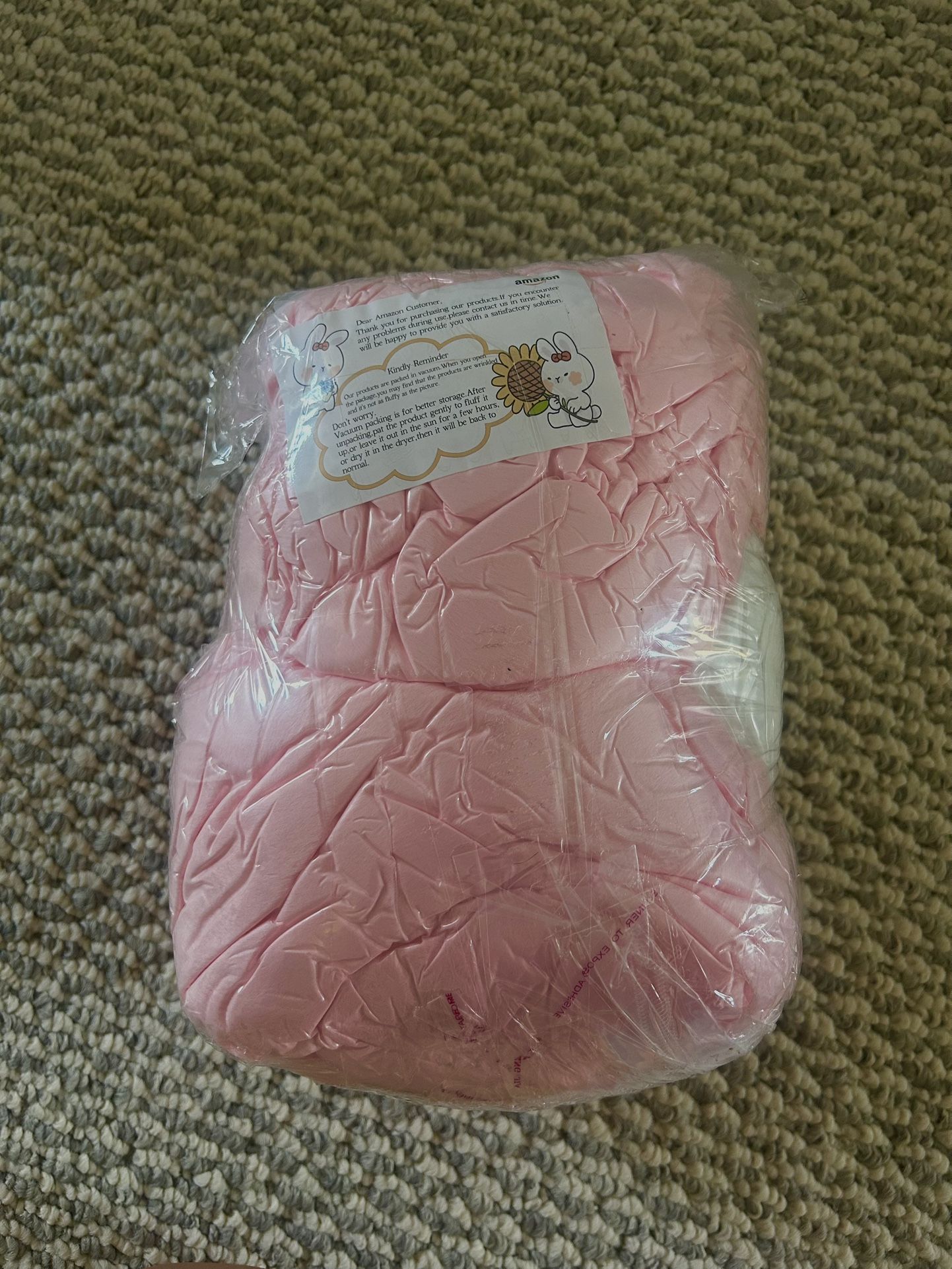 Pink Sunflower Blow Up Pillow