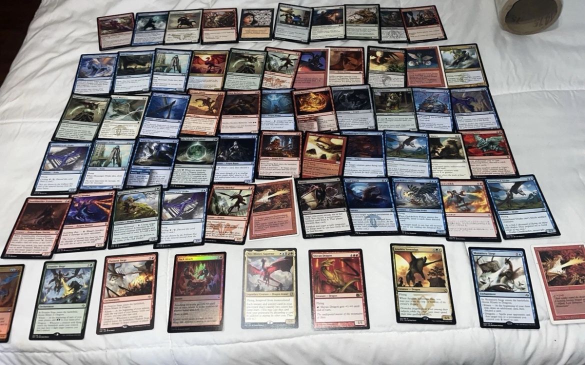 MTG Dragons + Drakes / Adjacent Magic The Gathering Theme Lot + Bonuses
