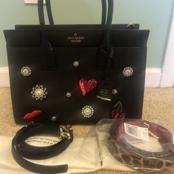 Kate Spade Satchel Black Leather 