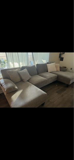2 piece  greysofa set