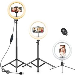Selfie Ring Light with Tripod Stand