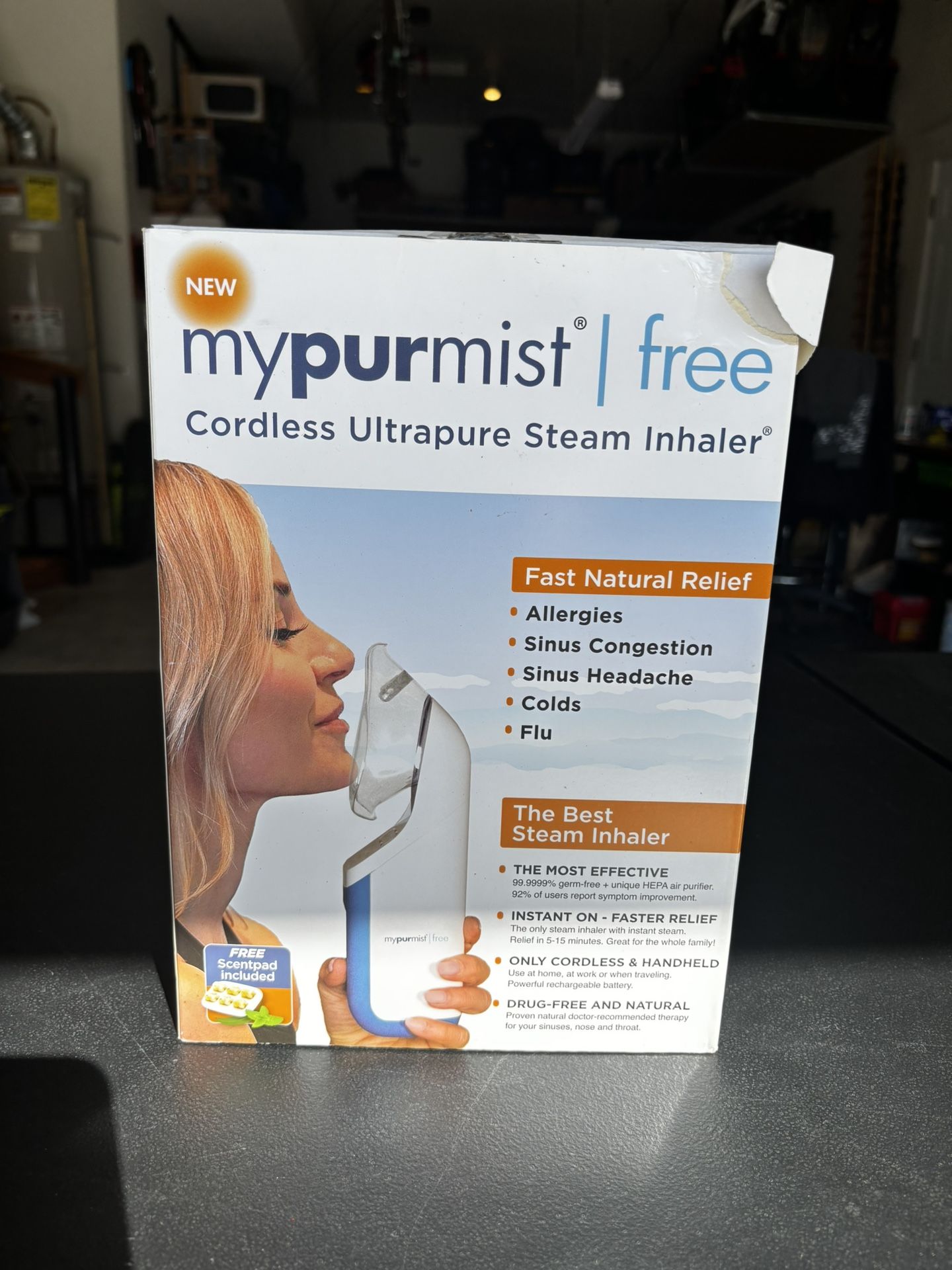 Cordless Steam Inhaler (New) Mypurmist