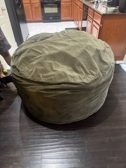 Large Olive Green Bean Bag Chair