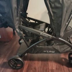 New Baby Trend Sit N Stand Double Stroller