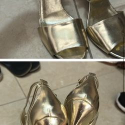 Gold Gucci Sandal 