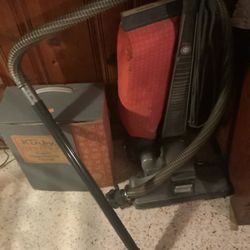 Vintage Kirby Turbo Heritage With Shampoo Attachments Works