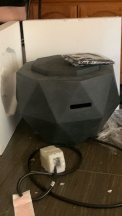 Concrete diamond fire pit