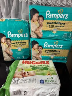 Pampers size 1 bundle