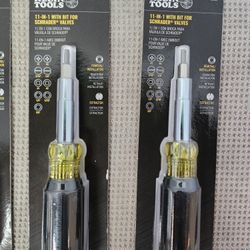 Klein Tools 11-in-1 Multi Bit Screwdriver $10 Ea. Brand New (Price Is Firm)
