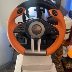 Game racing Steering Wheel Set Up