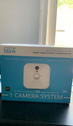 Blink white indoor camera