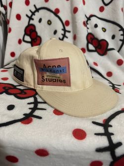acne studios patchwork baseball cap multicolor