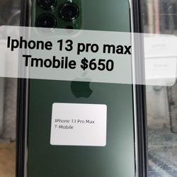 iPhone 13 Pro Max Tmobile 