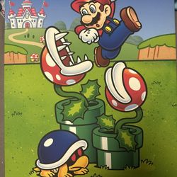 Mario picture frame 