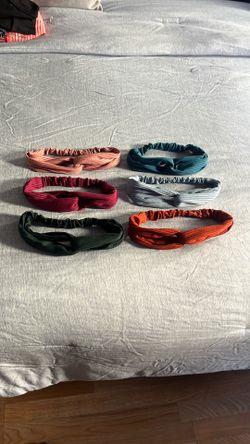 6 Pack Elastic Knotted Women’s headbands