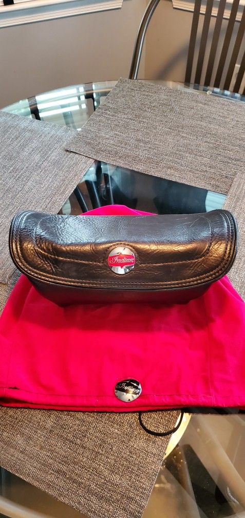 Indian Genuine Leather Handlebar Bag