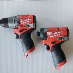 FIRM!! Brand New Milwaukee M12 Fuel Compact Hammer Drill And Impact Driver REDUCED!