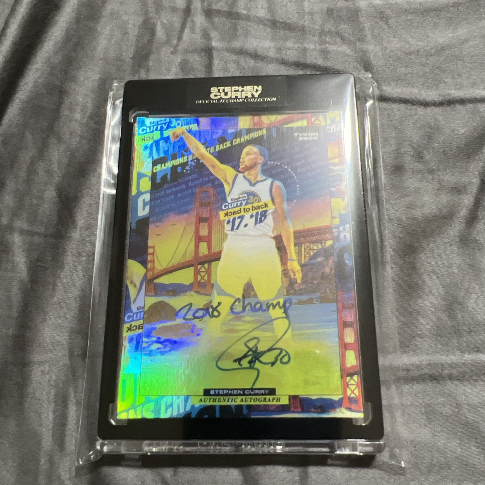1/5 AP Variation Steph Curry x Tyson Beck Trading Card