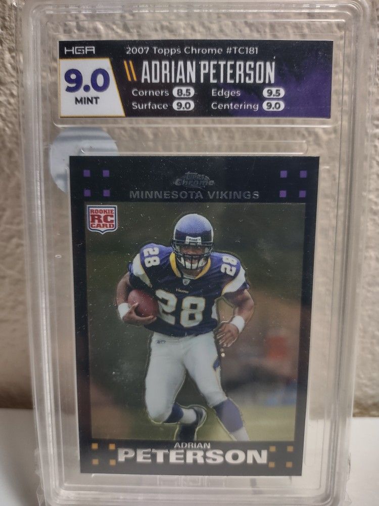 2007 Topps Chrome Adrian Peterson