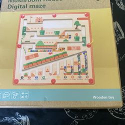 Mushroom Maze Wood Learning Education New 