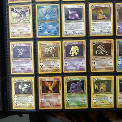 Pokemon fossil Full Set 1/62
