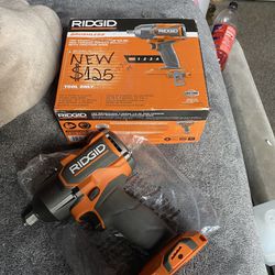 18V Brushless Cordless 4-Mode 1/2 in. Mid-Torque Impact Wrench with Friction Ring (Tool Only)