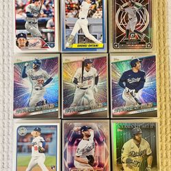 Los Angeles Dodgers 390 Card Baseball Lot! Rookies, Prospects, Parallels, Short Prints, Variations & More!