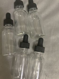 Clean Clear Dropper Bottles