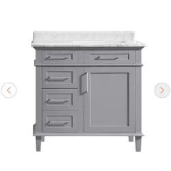 Sonoma 36in Vanity with Marble Top