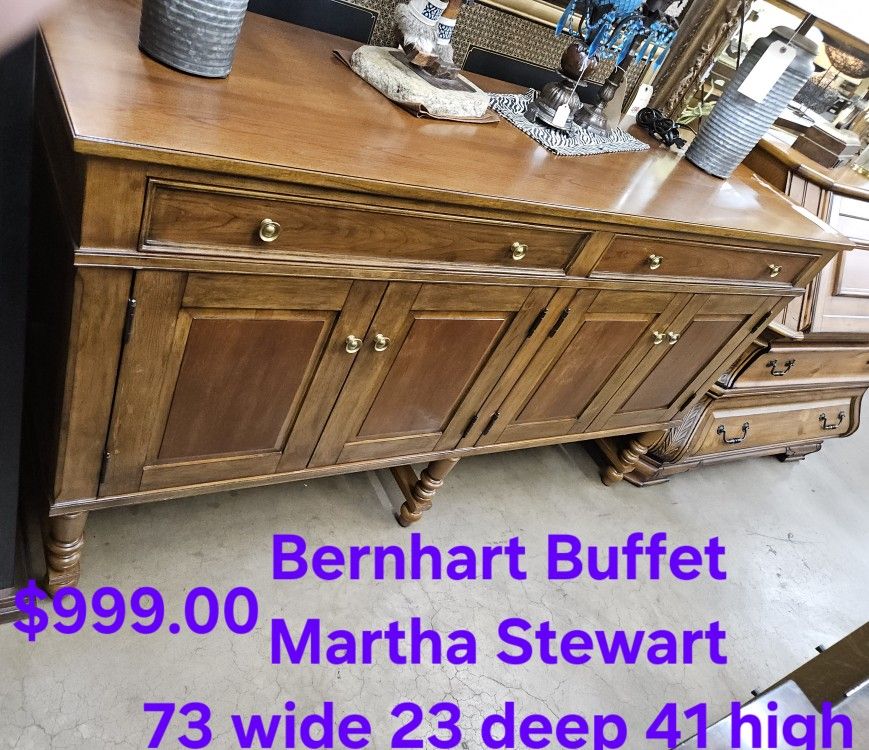 Buffet Cabinet Bernhardt Martha Stuarte We are located at 2811 East Bell road. Another Time Around Furniture.