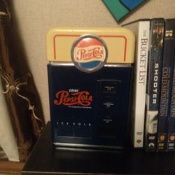 Vintage Pepsi Coin Bank 1988