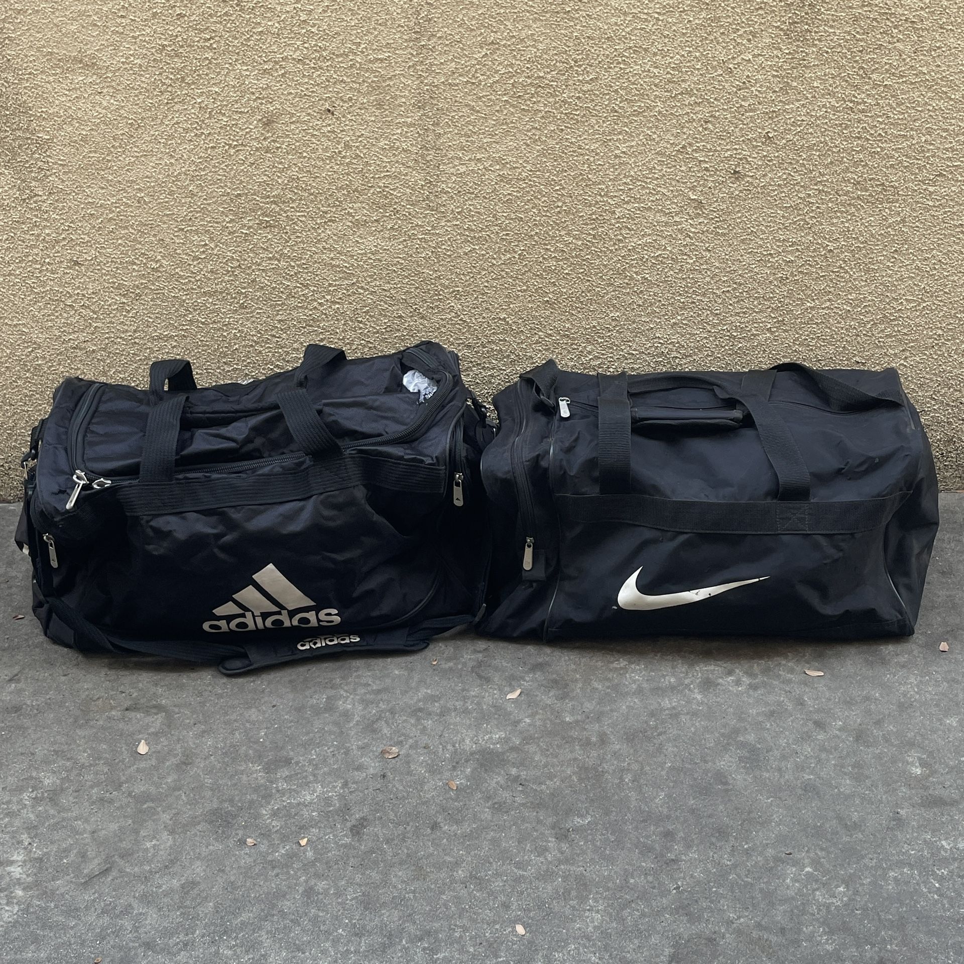 Black Gym Duffle Bags Nike & Adidas Heavy Duty Sports Shoulder Bag