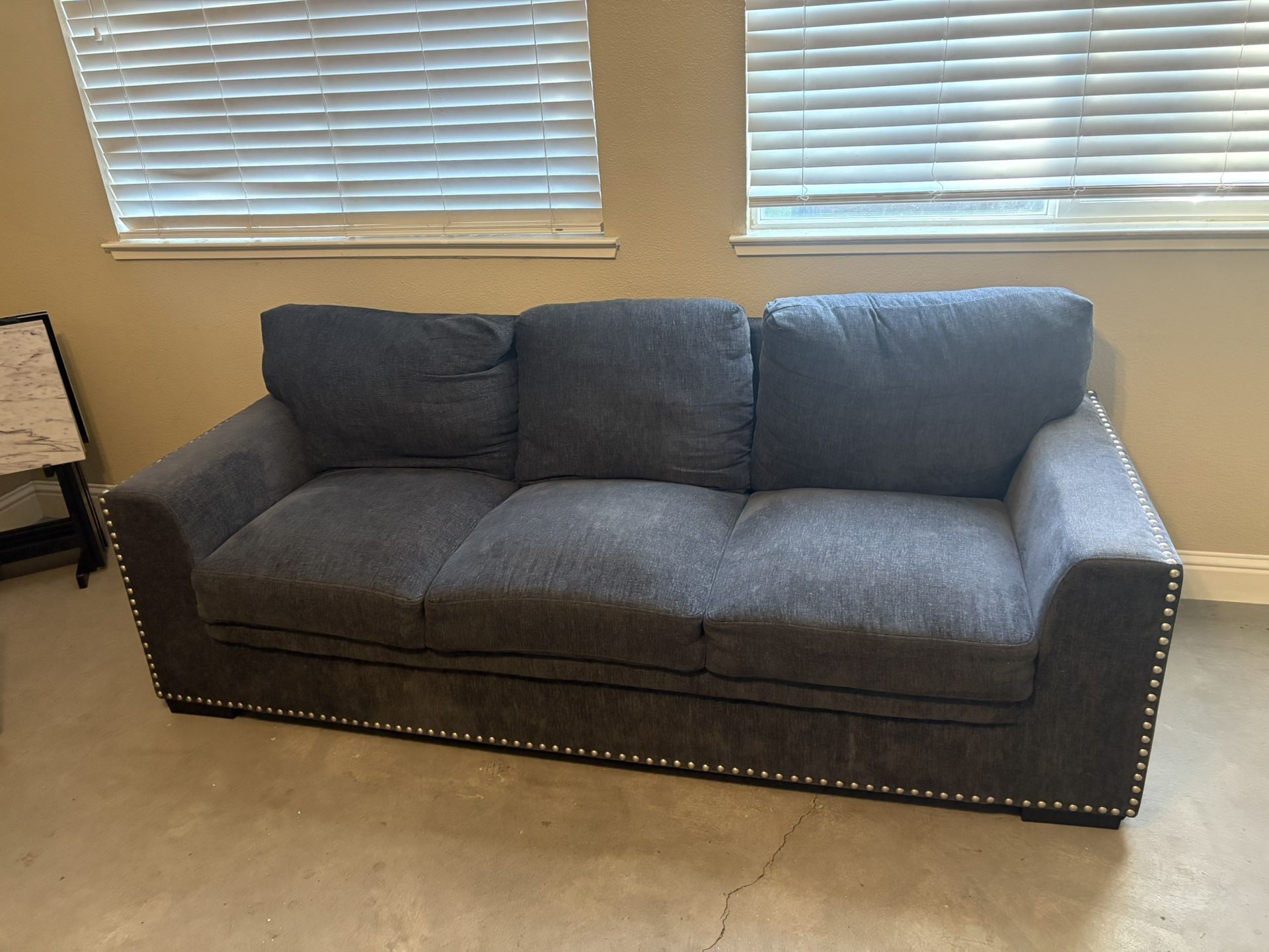 Sofa and loveseat