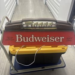 Vintage Budweiser Pool Light