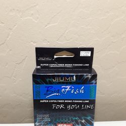 JIUMU Super Co-Polymer Monofilament Fishing Line 0.12MM 5.5lbs