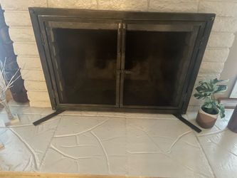 Fireplace screen