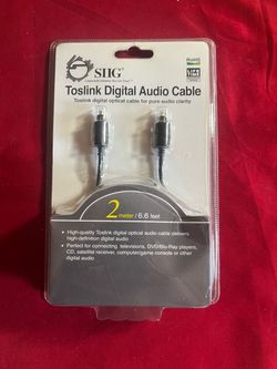 SIIG Toslink Digital Audio Cable 6.6 Feet