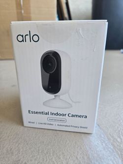 Arlo Essential Indoor Camera – 2nd Gen | Brand New, Sealed $10